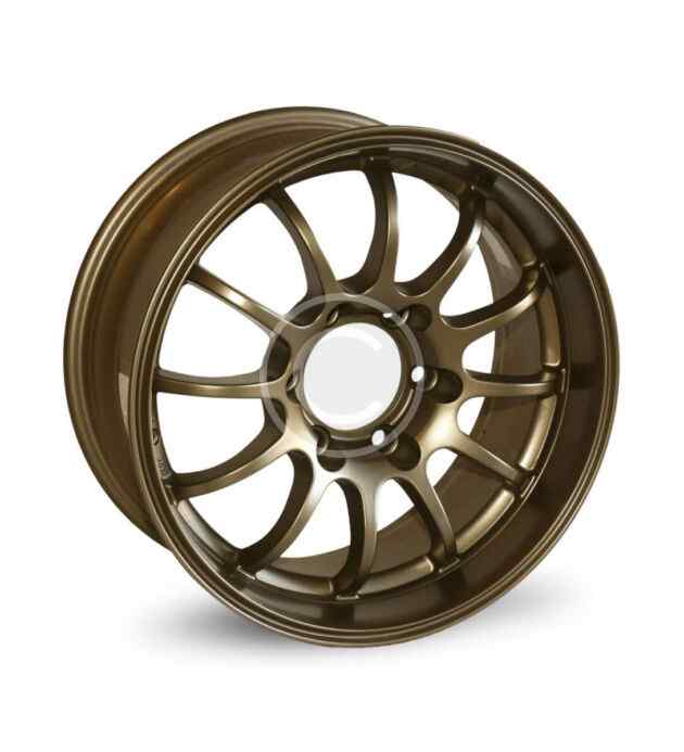 Gold chrome rim